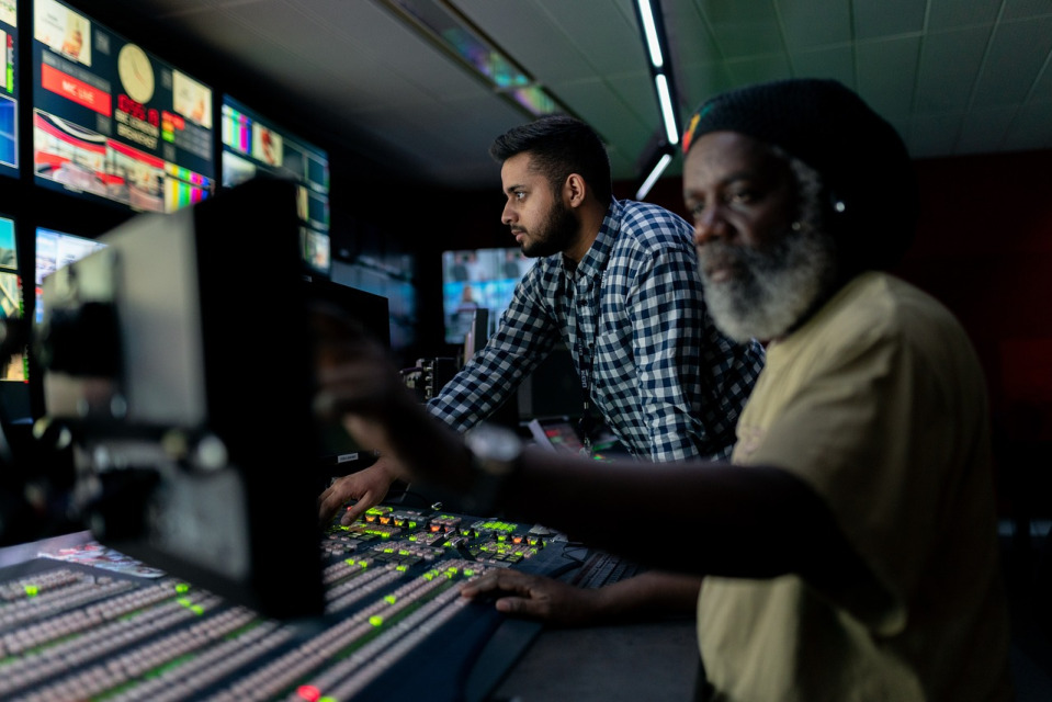 broadcast engineer studio